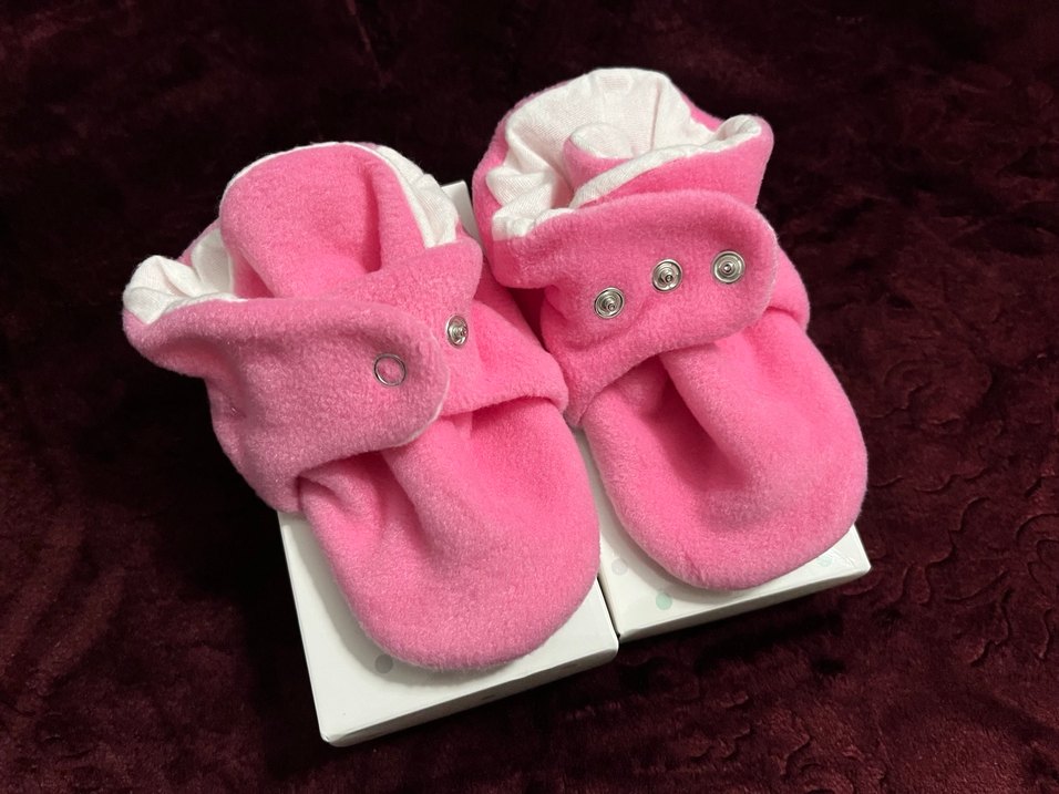 Babyzilla panduf patik pembe ve bej - Görsel 2