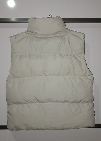 Kadın Beyaz Kısa Şişme Yelek - Görsel 2