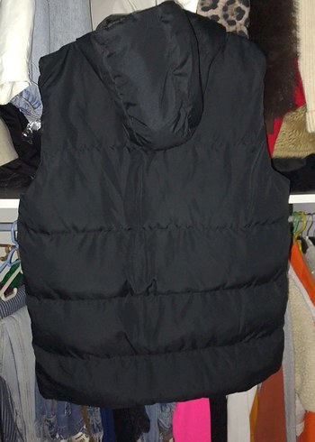 Fermuarlı Siyah Kadın Yelek - Görsel 2