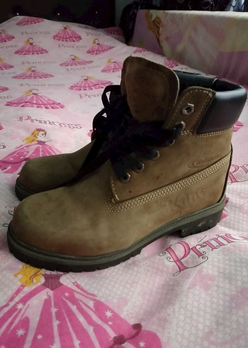 Kahverengi Tokalı Platform Topuklu Kadın Biker Bot - Görsel 3