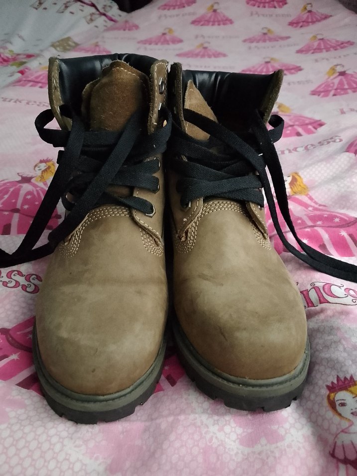 Kahverengi Tokalı Platform Topuklu Kadın Biker Bot - Görsel 4