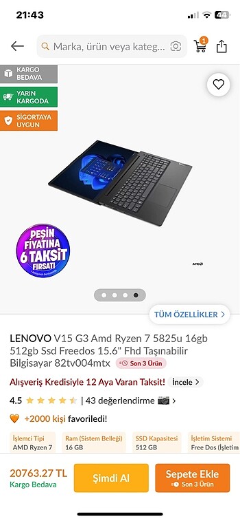 Lenovo Lenova bilgisayar