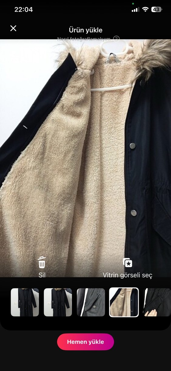 Kadın Tesettür mont - Görsel 3