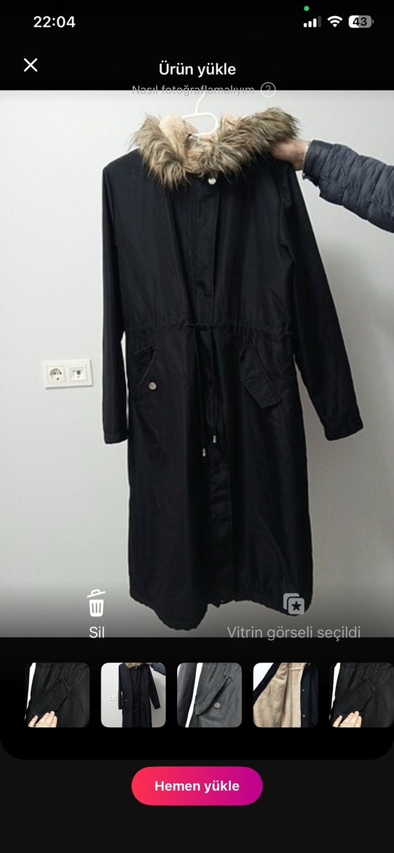 Kadın Tesettür mont - Görsel 4