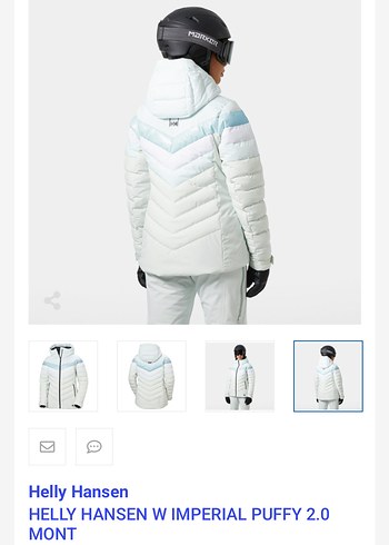 Helly Hansen Beyaz Sisme Kislik Mont