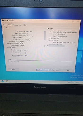 lenova laptop - Görsel 7