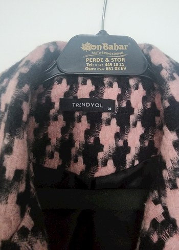 Düğmeli Pembe Kadın Blazer Ceket - Görsel 2