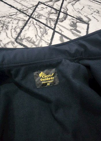 Erkek Siyah Fermuarlı Yüksek Yakalı outdoor Ceket - Görsel 4