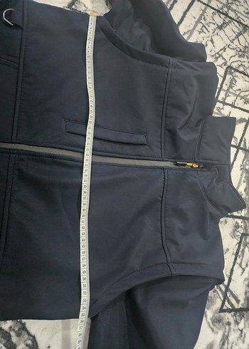 Erkek Siyah Fermuarlı Yüksek Yakalı outdoor Ceket - Görsel 8