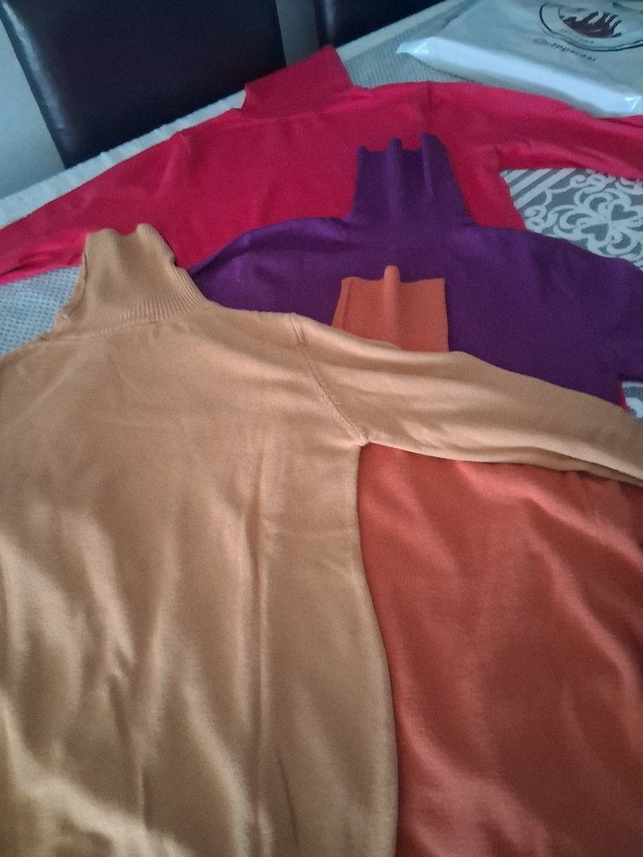 Renkli Boğazlı Kolsuz Kadın Kazak teklif yok 4 adet fiyatıdır - Görsel 3