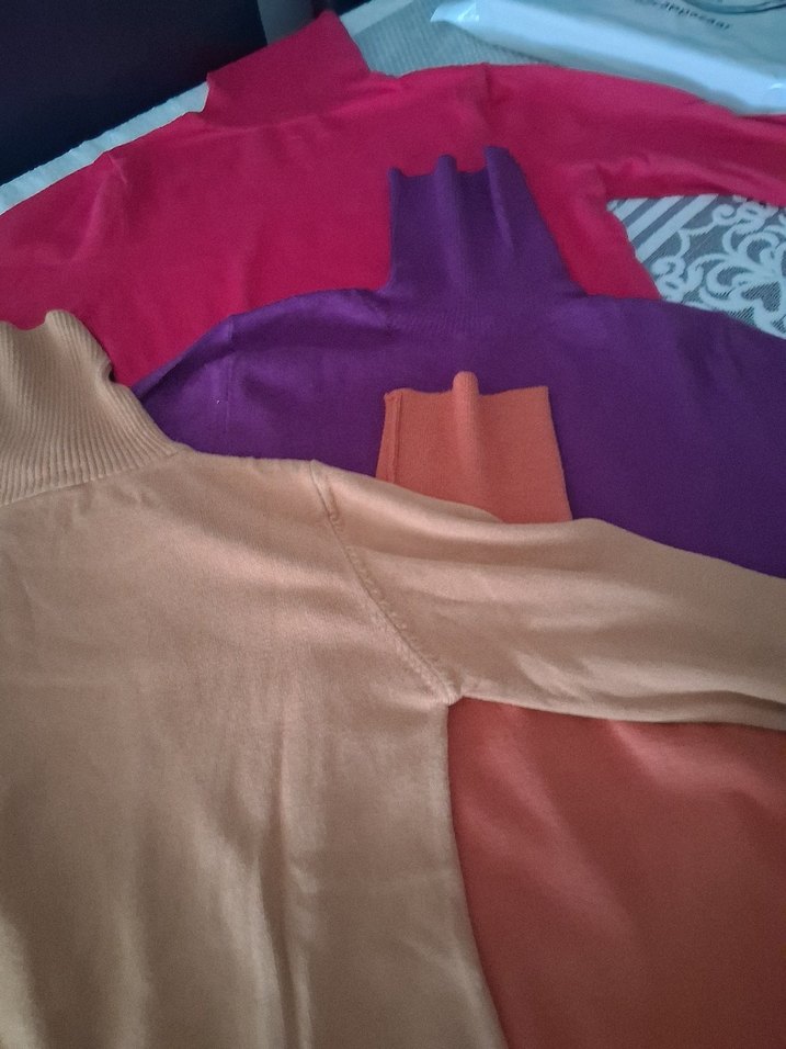 Renkli Boğazlı Kolsuz Kadın Kazak teklif yok 4 adet fiyatıdır - Görsel 2