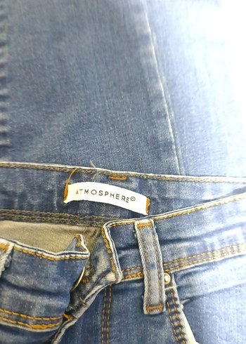 Kadın Mavi Denim Kot Pantolon - Görsel 2