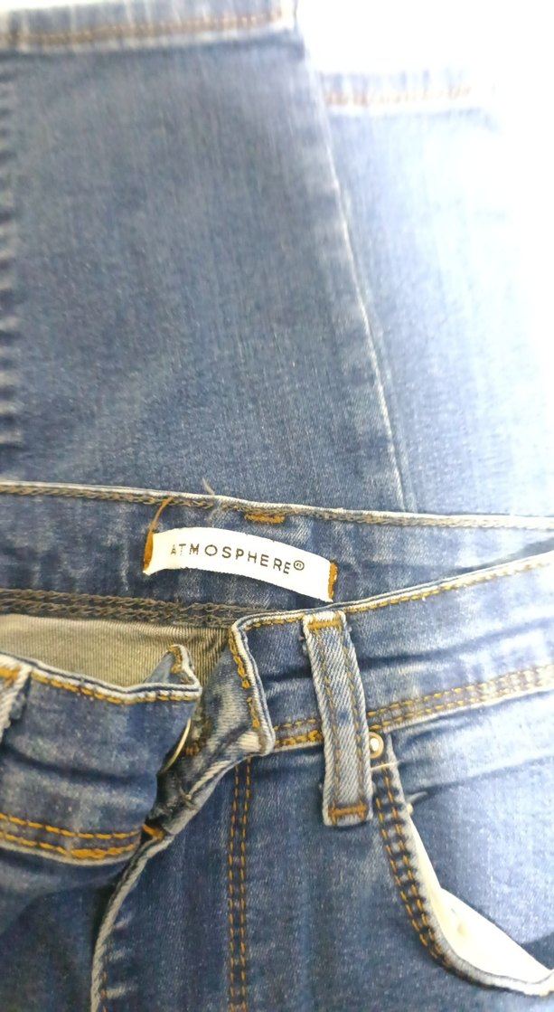 Kadın Mavi Denim Kot Pantolon - Görsel 2