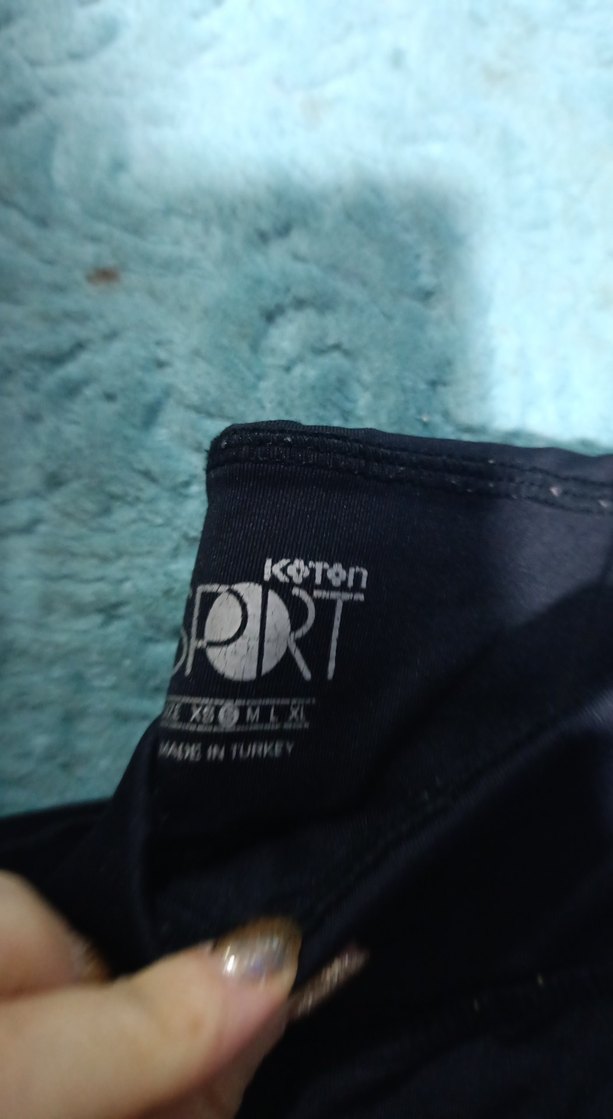 Kadın Lacivert Bağcıklı Tayt - Görsel 3