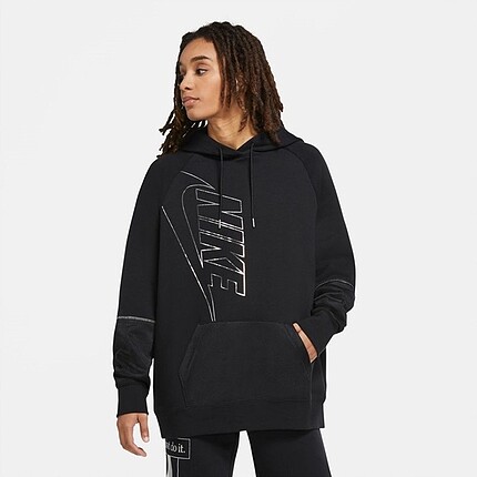 Nike W Nsw Icn Clsh Hoody Flc