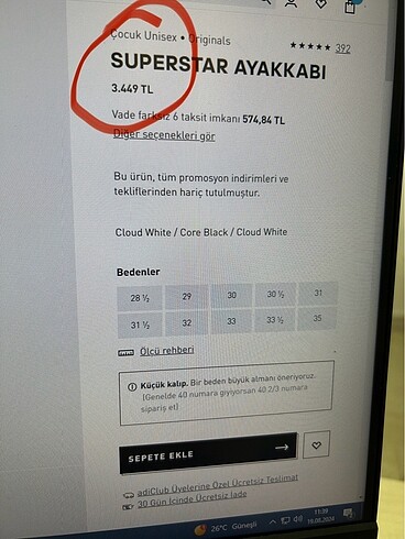 Adidas Süperstar Çocuk Ayakkabı - Görsel 6