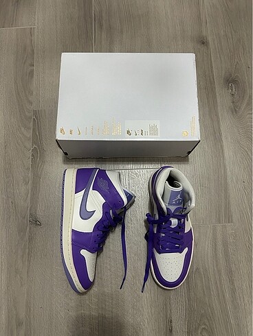 40 Beden Nike Air Jordan 1 AJ1 Mid Purple