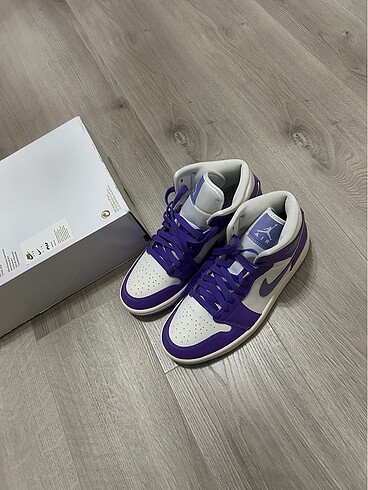 40 Beden çeşitli Renk Nike Air Jordan 1 AJ1 Mid Purple