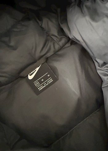 Nike Siyah Beyaz Kapüşonlu Erkek Mont - Görsel 5