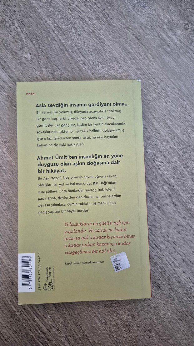 Ahmet Ümit - Bir Aşk Masalı Romanı - Görsel 2