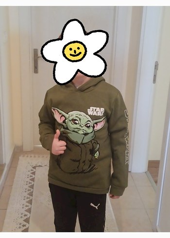 Erkek Çocuk Kapüşonlu Sweatshirt - Star Wars - Görsel 2