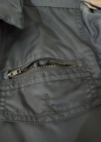 kahverengi Kemerli Erkek çocuk Midi Mont - Görsel 4