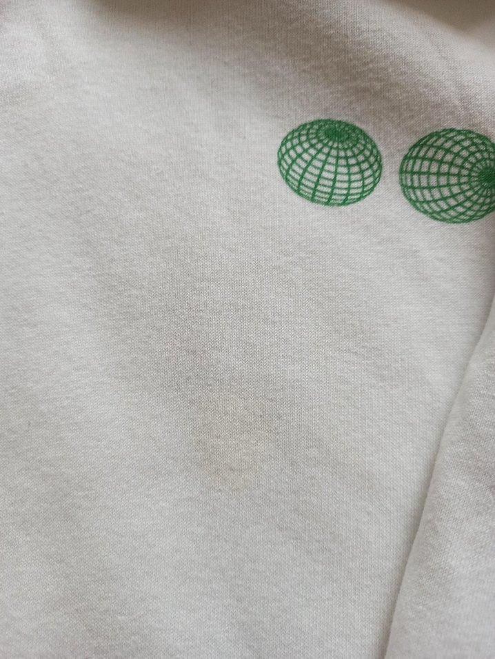 Beyaz Çocuk Kapüşonlu Sweatshirt - Görsel 5