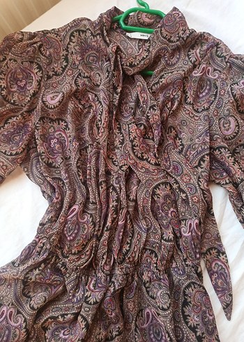 Mango Bohem Desenli Uzun Elbise - Görsel 2