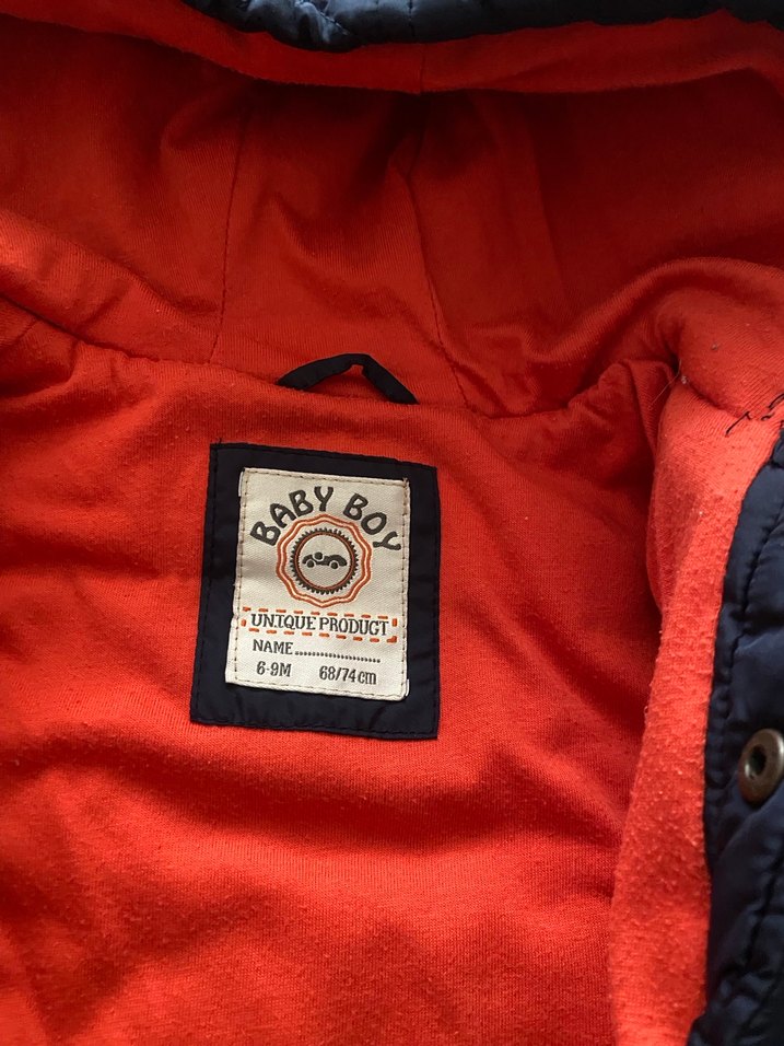 Koyu Lacivert Erkek bebek astronot Mont Tulum - Görsel 4