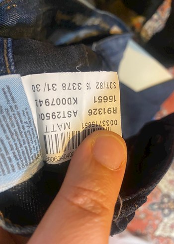 Bohem Tarz Kemerli Lacivert  Kot Pantolon - Görsel 4