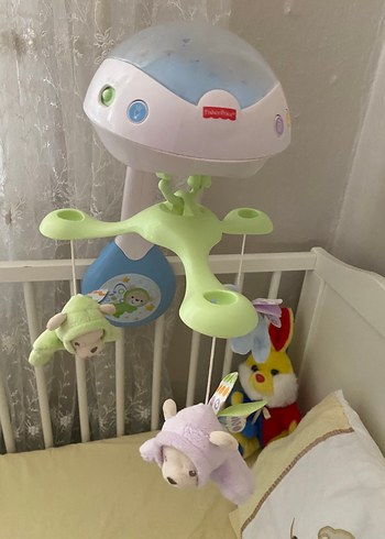 Fisher Price Pastel Renkli Bebek Müzikli Dönence