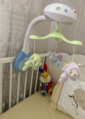 Pastel Renkli Bebek Müzikli Dönence