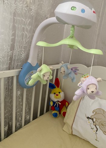  Beden Pastel Renkli Bebek Müzikli Dönence
