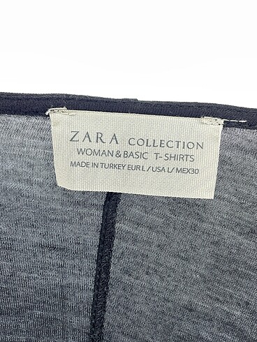 l Beden siyah Renk Zara Bluz %70 İndirimli.