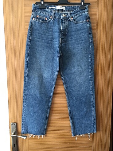 36 Beden mavi Renk Mango Jean