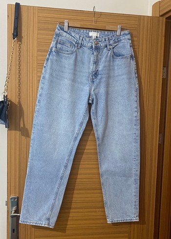 H&M Acik Mavi Rahat Kesim Jean