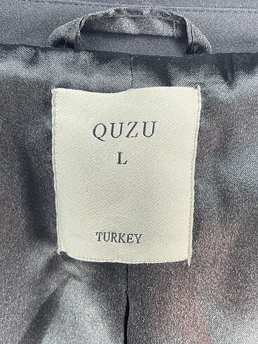 l Beden siyah Renk Quzu Blazer %70 İndirimli.