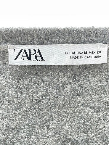 m Beden gri Renk Zara Kısa Elbise %70 İndirimli.