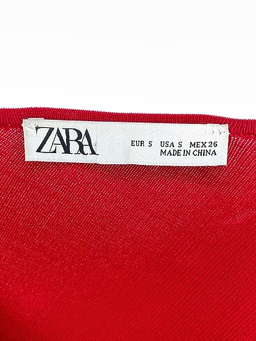 s Beden kırmızı Renk Zara Bluz %70 İndirimli.