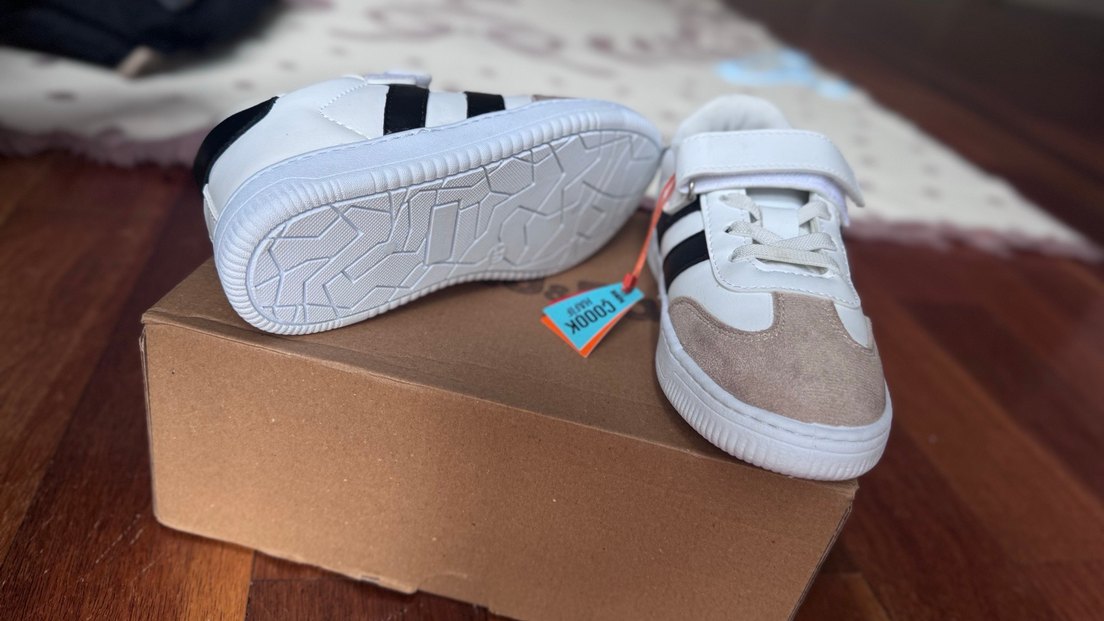 Beyaz Erkek Çocuk Spor Ayakkabı - Görsel 4