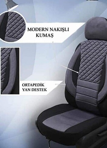 Lüks Ortopedik Oto Koltuk Kılıfı 