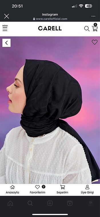 Beden siyah Renk Carell markası