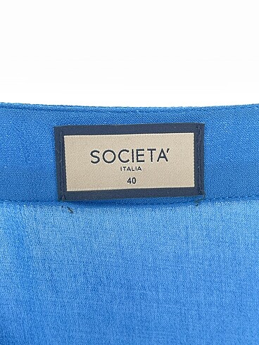 40 Beden mavi Renk Societa Uzun Elbise %70 İndirimli.