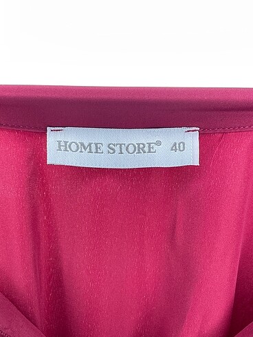 40 Beden bordo Renk Home Store Uzun Elbise %70 İndirimli.
