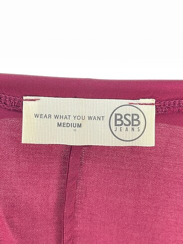 m Beden bordo Renk BSB Bluz %70 İndirimli.