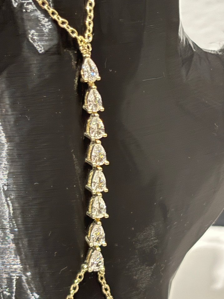 gold Kadın El Zinciri - Görsel 2