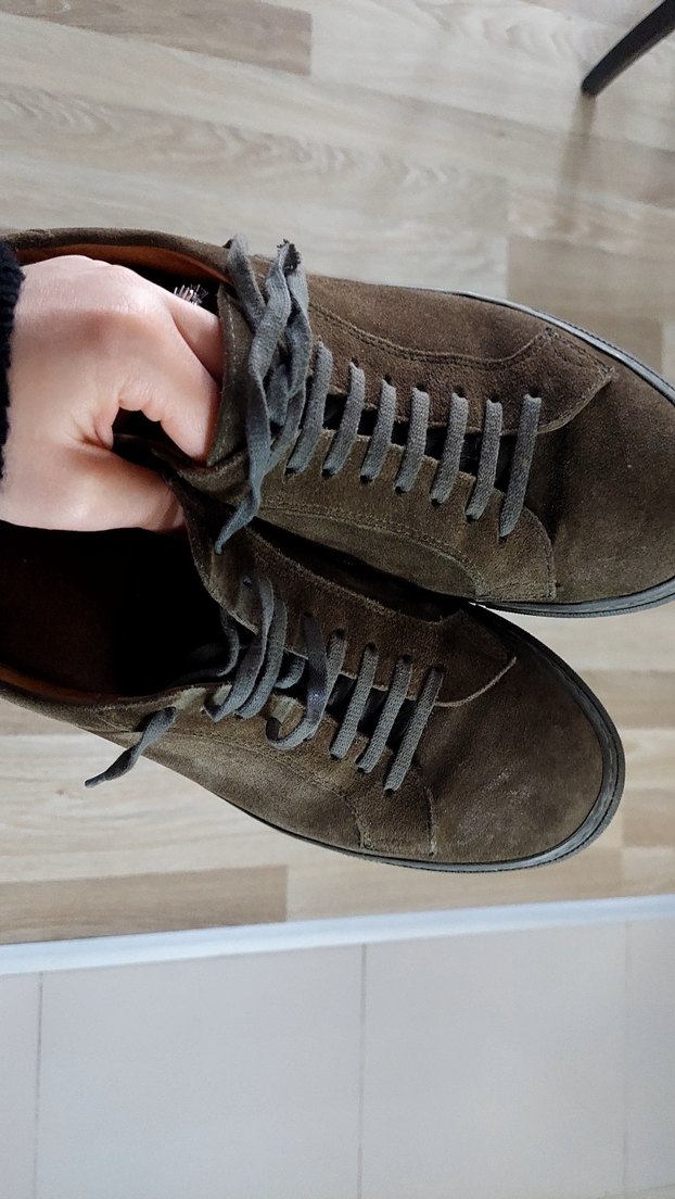 Gri Erkek Bağcıklar - Sokak Stili - Görsel 4