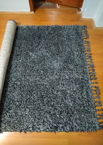 Gri Düz Dokulu Halı - Görsel 2