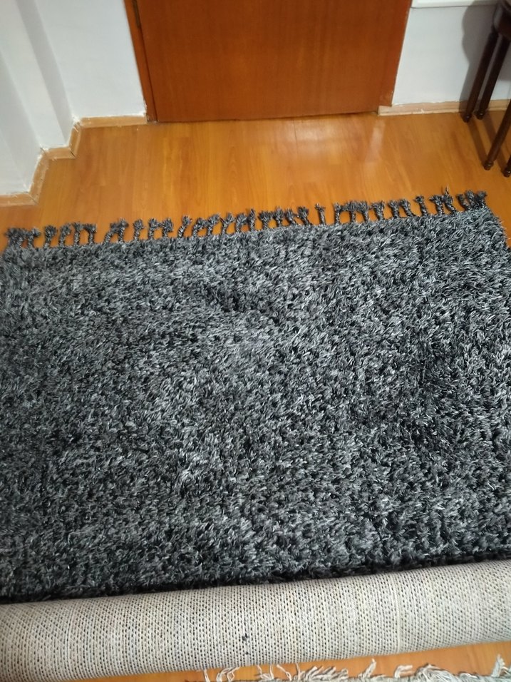 Gri Düz Dokulu Halı - Görsel 5