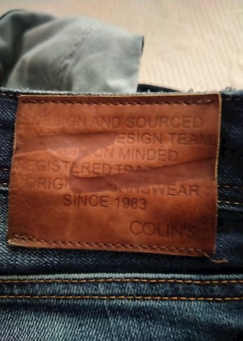 Erkek mavi Rahat Kesim Kot Pantolon - Görsel 4